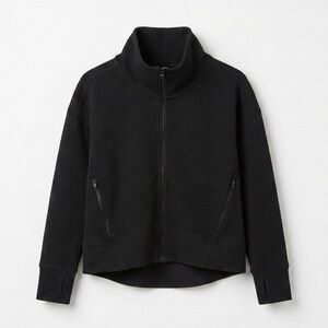 CALIA By Carrie Underwood Bubble Cloud Zip-Up Jacket - Black - Size Small